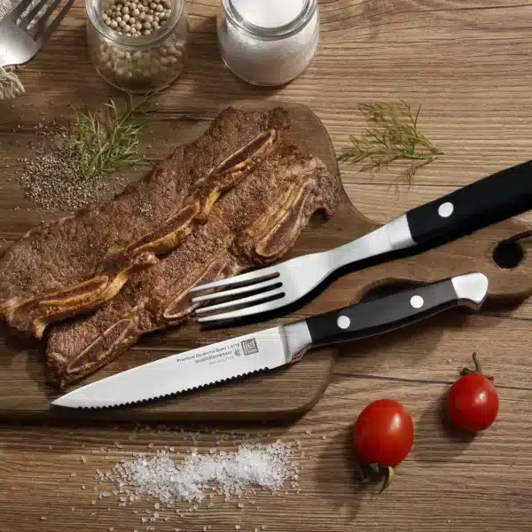 Restaurant Style Cutlery Sets with Steak Knives