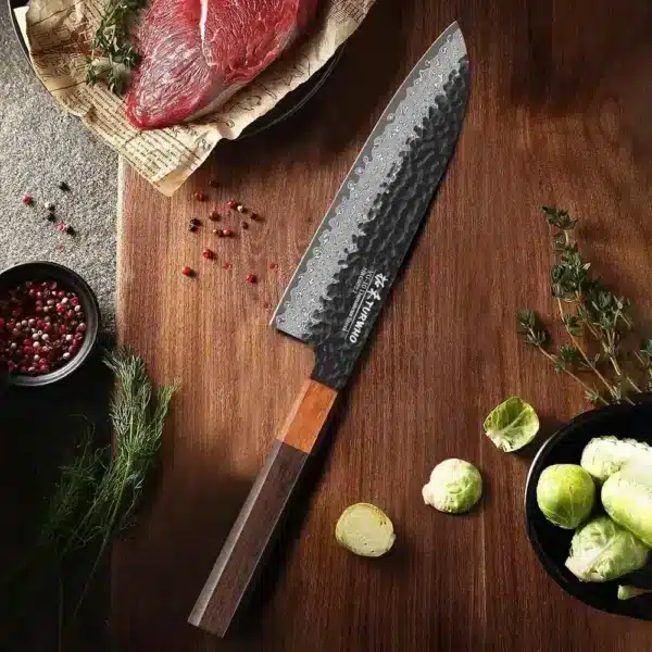 High-Quality 7-Inch Damascus Steel Steak Knife