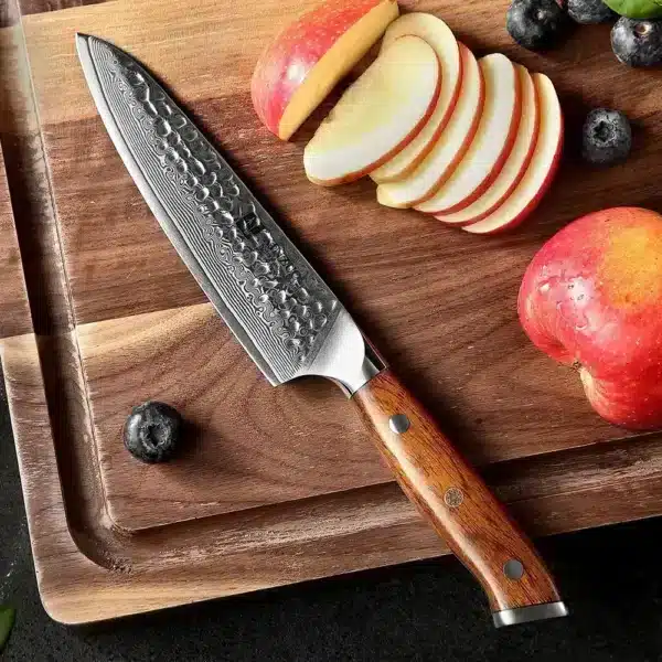 Sharp 5-Inch Damascus Steel Steak Knife