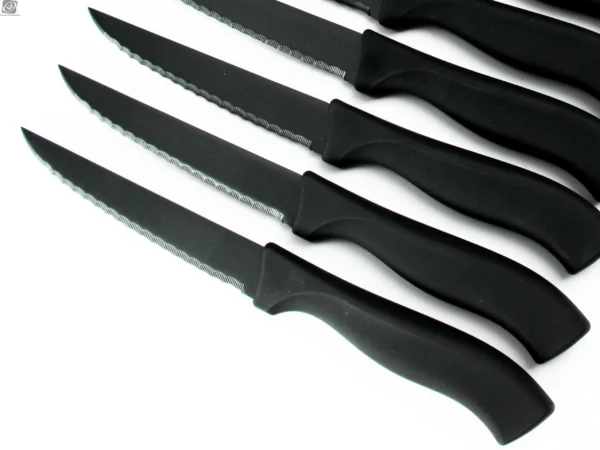 8 Piece German Serrated Non Stick Steak Knives Set - Image 4