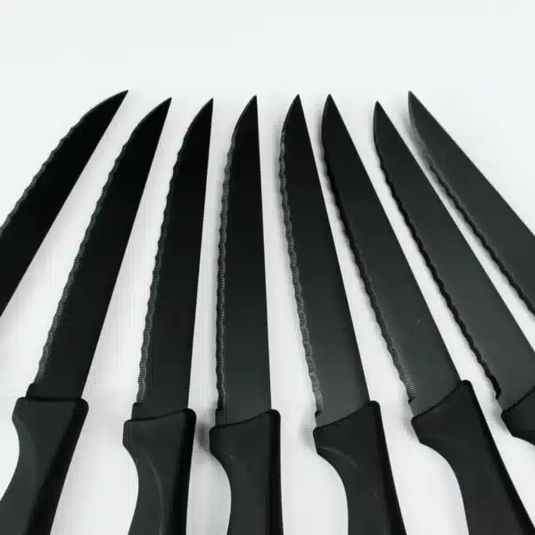 8 Piece German Serrated Non Stick Steak Knives Set